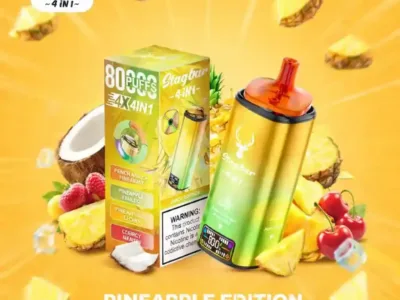 STAG BAR Vaper 4 Sabores en 1 Dispositivo 80000 Puffs Pineapple Edition