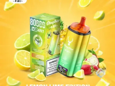 STAG BAR Vaper 4 Sabores en 1 Dispositivo 80000 Puffs Lemon Lime Edition