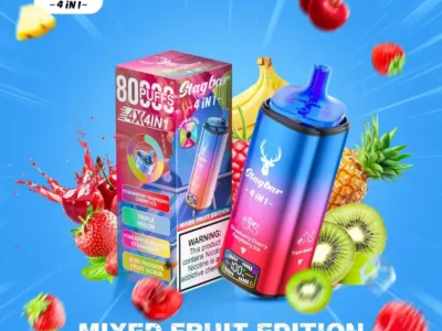STAG BAR 4 Sabores en 1 Dispositivo 80000 Puffs Mixed Fruit Edition